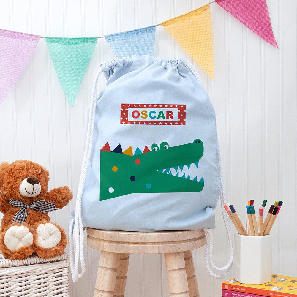 Eleanoras Personalised Crocodile PE Kit Bag PE Kit Bags