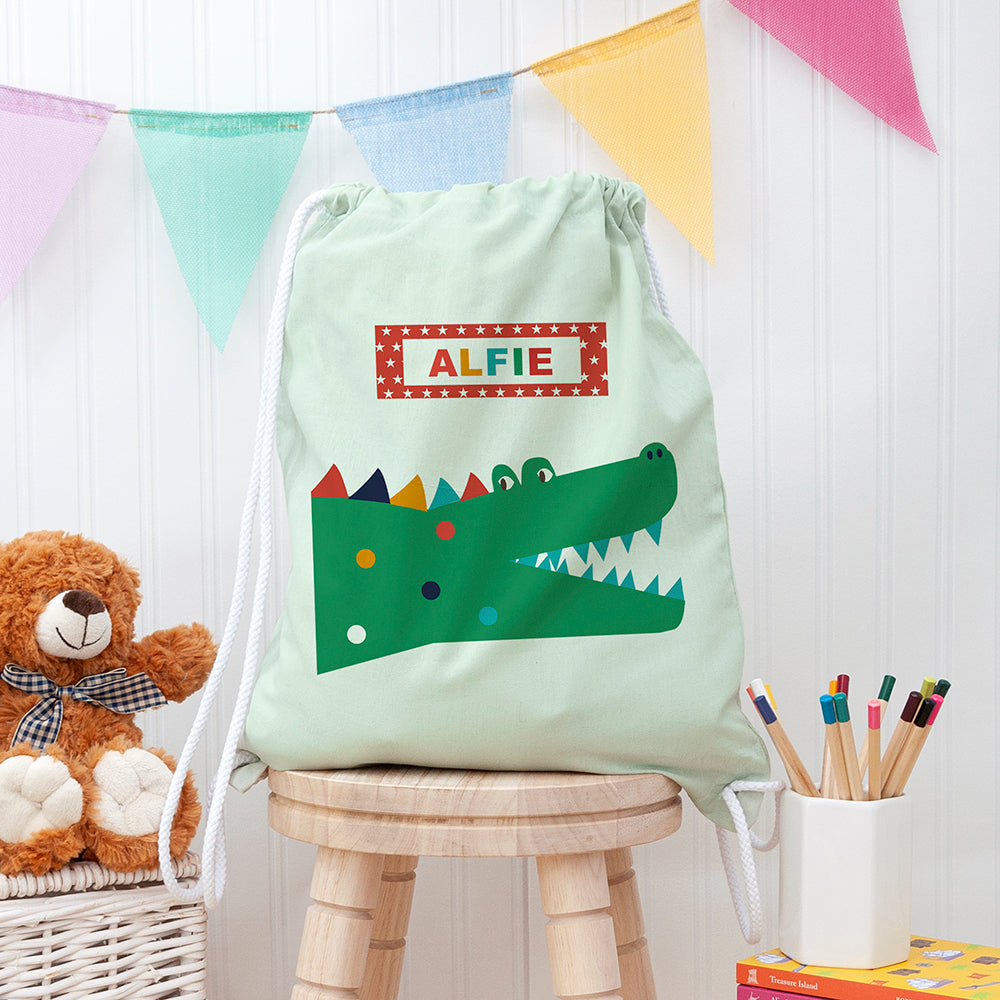 Eleanoras Personalised Crocodile PE Kit Bag PE Kit Bags