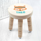Eleanoras Personalised Cute Fox Stool Kids Stools