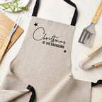 Eleanoras Personalised Family Christmas Linen Apron Aprons