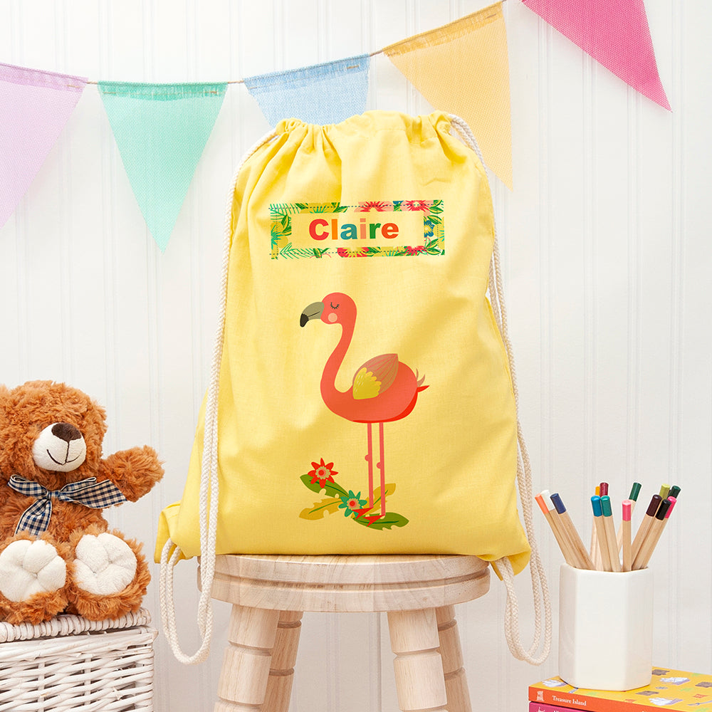 Eleanoras Personalised Flamingo Nursery Bag Nursery Bags