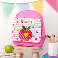 Eleanoras Personalised Apple Pink Rucksack Rucksacks