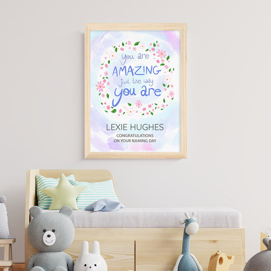 Eleanoras JUST THE WAY YOU ARE FRAMED PRINT Kids Wall Art & Prints