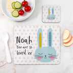 Eleanoras Bunny Rabbit Personalised Placemat Set 