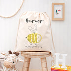 Eleanoras Buzzing Bee Personalised Nursery Bag 