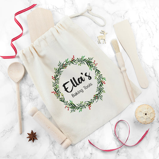 Eleanoras KIDS CHRISTMAS PERSONALISED BAKING SET Utensils