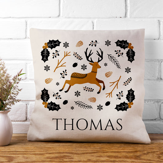 Eleanoras Personalised Nordic Woodland Cushion Cover Cushion Covers