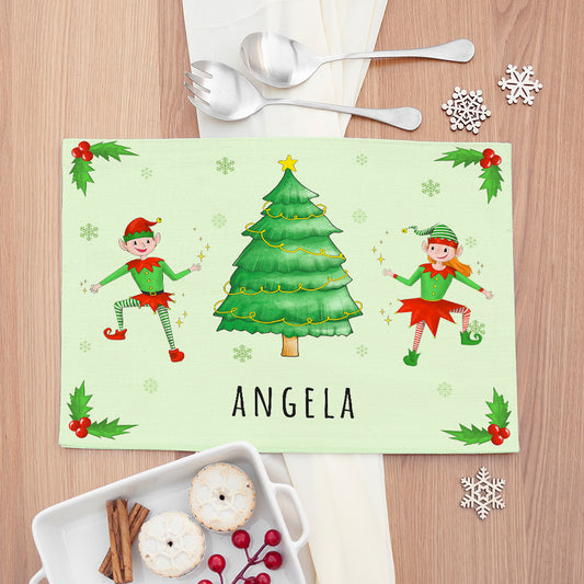 Eleanoras PLAYFUL ELVES PERSONALISED PLACEMAT Placemats