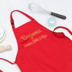 Eleanoras Personalised Santas Little Helper Red Apron Aprons