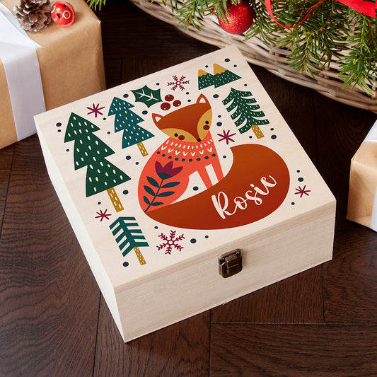 SCANDI FOX PERSONALISED CHRISTMAS EVE BOX