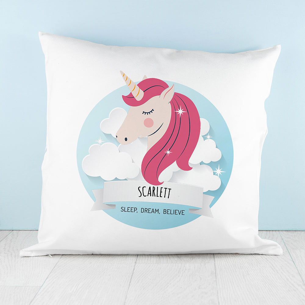 Eleanoras Personalised Sparkle Squad Sweet Dreams Cushion Cover Cushions & Covers