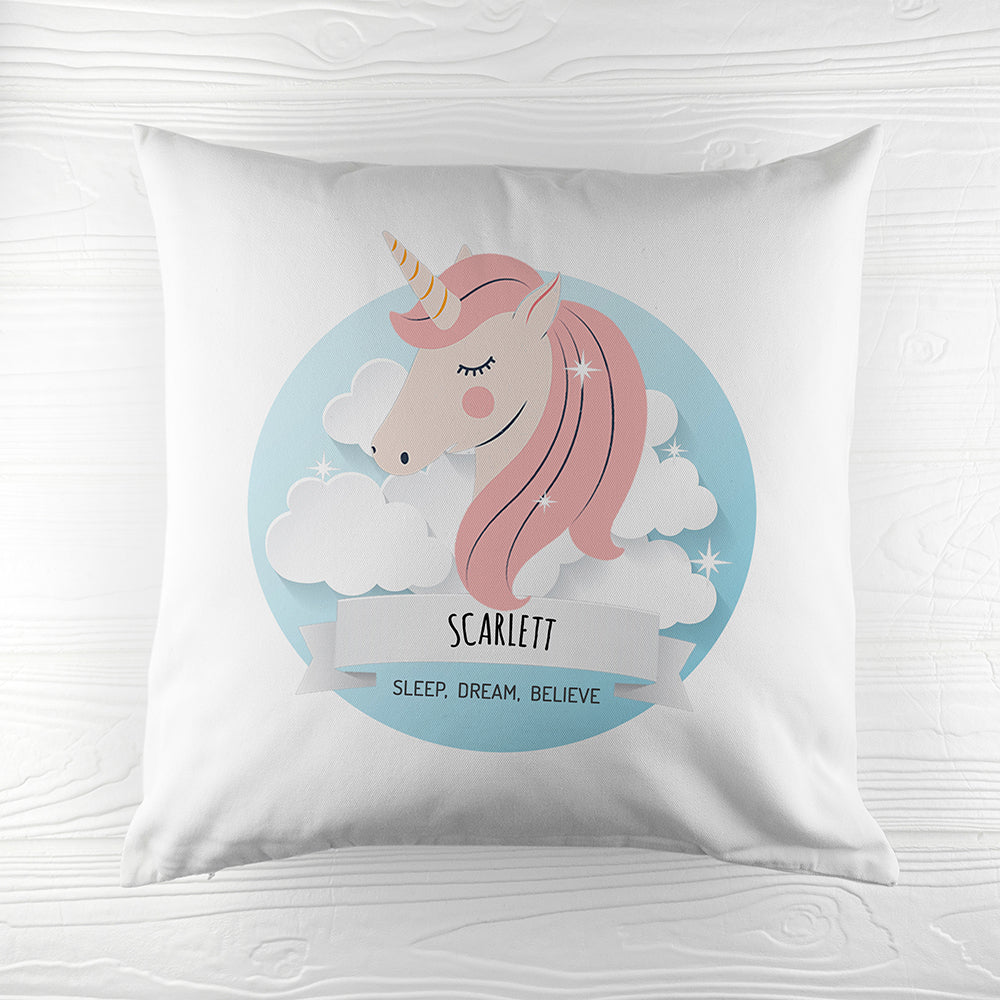 Eleanoras Personalised Sparkle Squad Sweet Dreams Cushion Cover Cushions & Covers