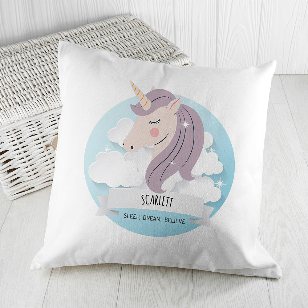 Eleanoras Personalised Sparkle Squad Sweet Dreams Cushion Cover Cushions & Covers