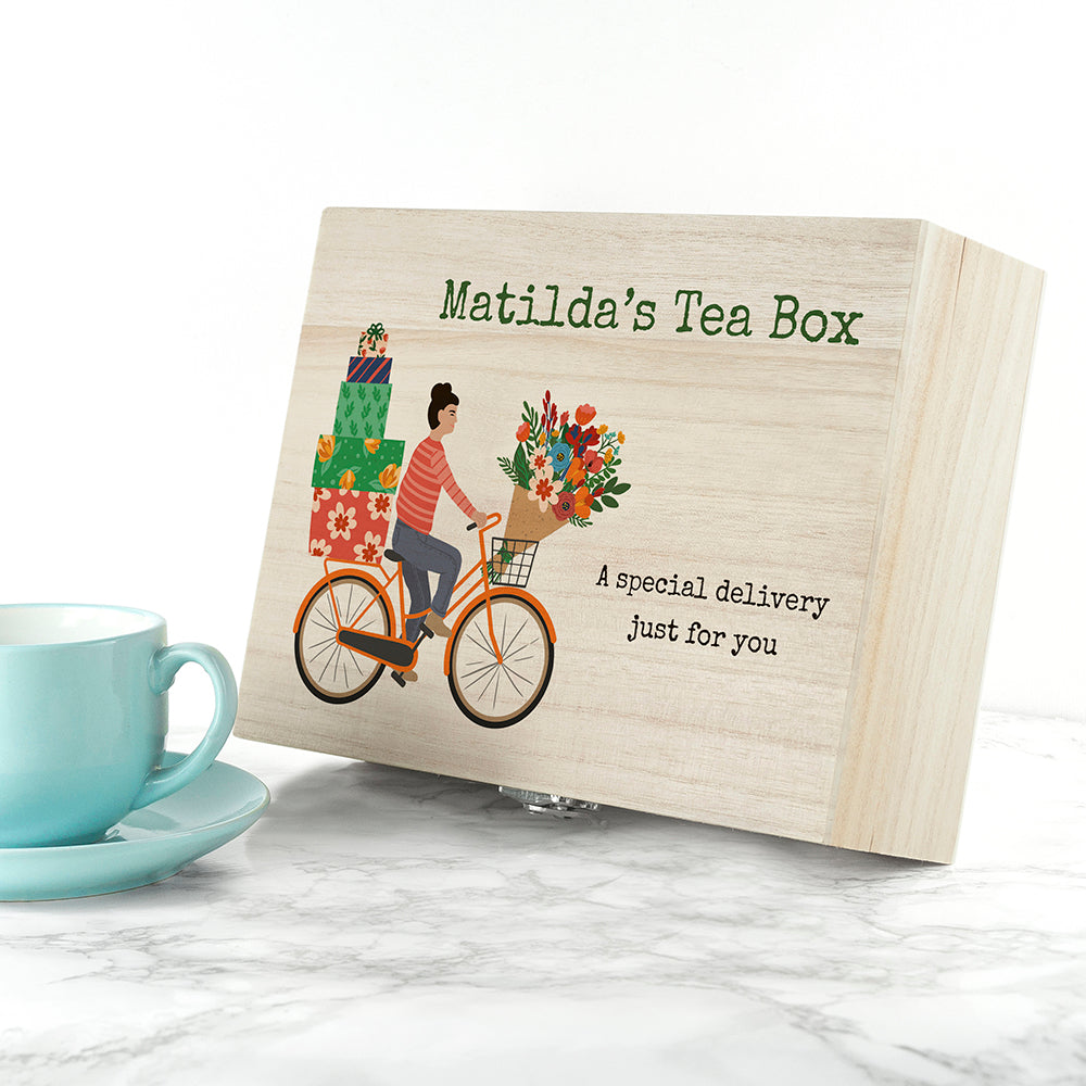 Eleanoras Personalised Special Delivery Tea Box Tea Boxes