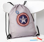 Eleanoras Personalised Super Hero Waterproof Swim Bag Swim / Kit Bags