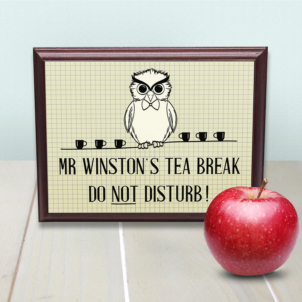 Eleanoras Personalised Teacher's Do Not Disturb Sign 