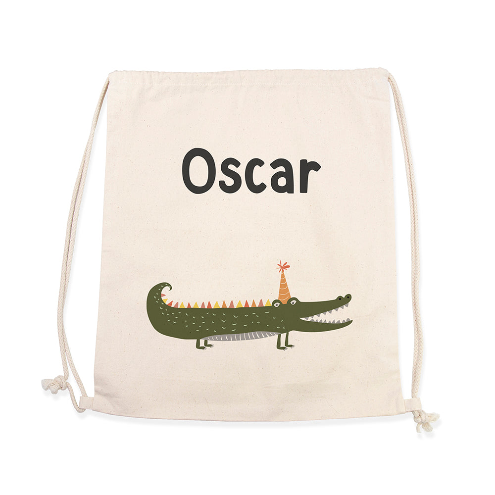 Eleanoras CROCODILE PERSONALISED NURSERY BAG 