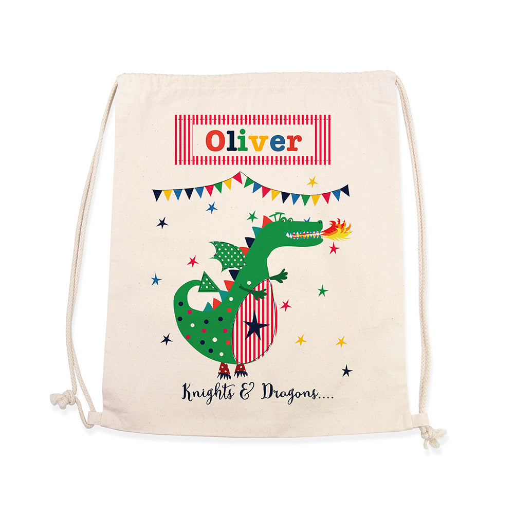 Eleanoras Personalised Dragon PE Kit Bag KIT BAGS