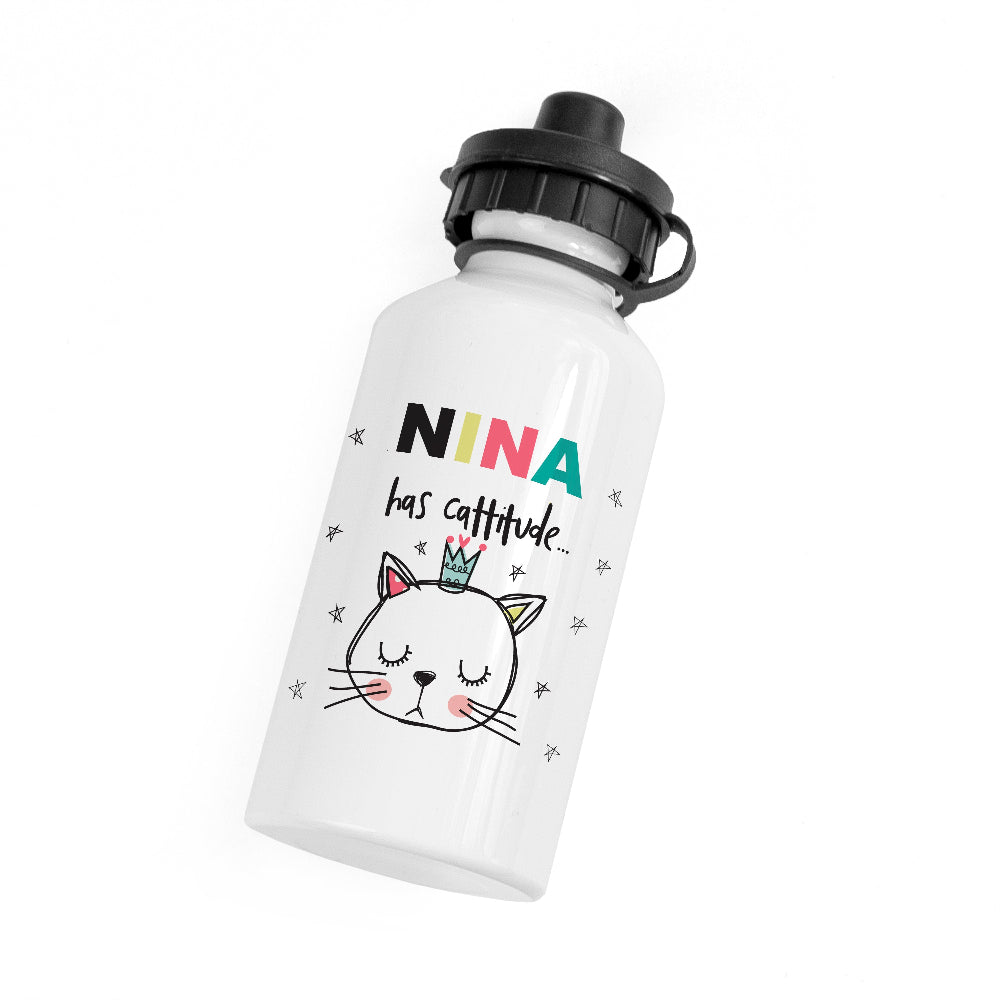 Eleanoras Cattitude Water Bottle Bottles & Flasks
