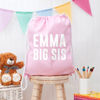 Eleanoras Girl's Personalised Sister Gym Bag PE Kit Bags