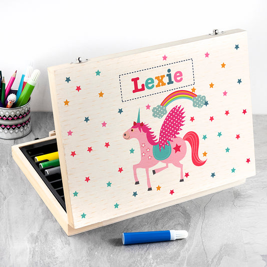 Eleanoras Unicorn Personalised Colouring Set Art & Craft Sets