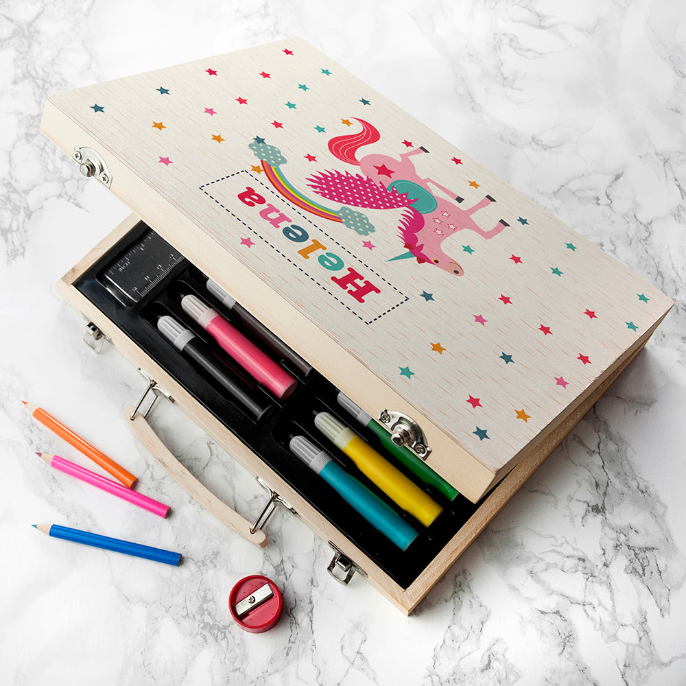 Eleanoras Unicorn Personalised Colouring Set Art & Craft Sets