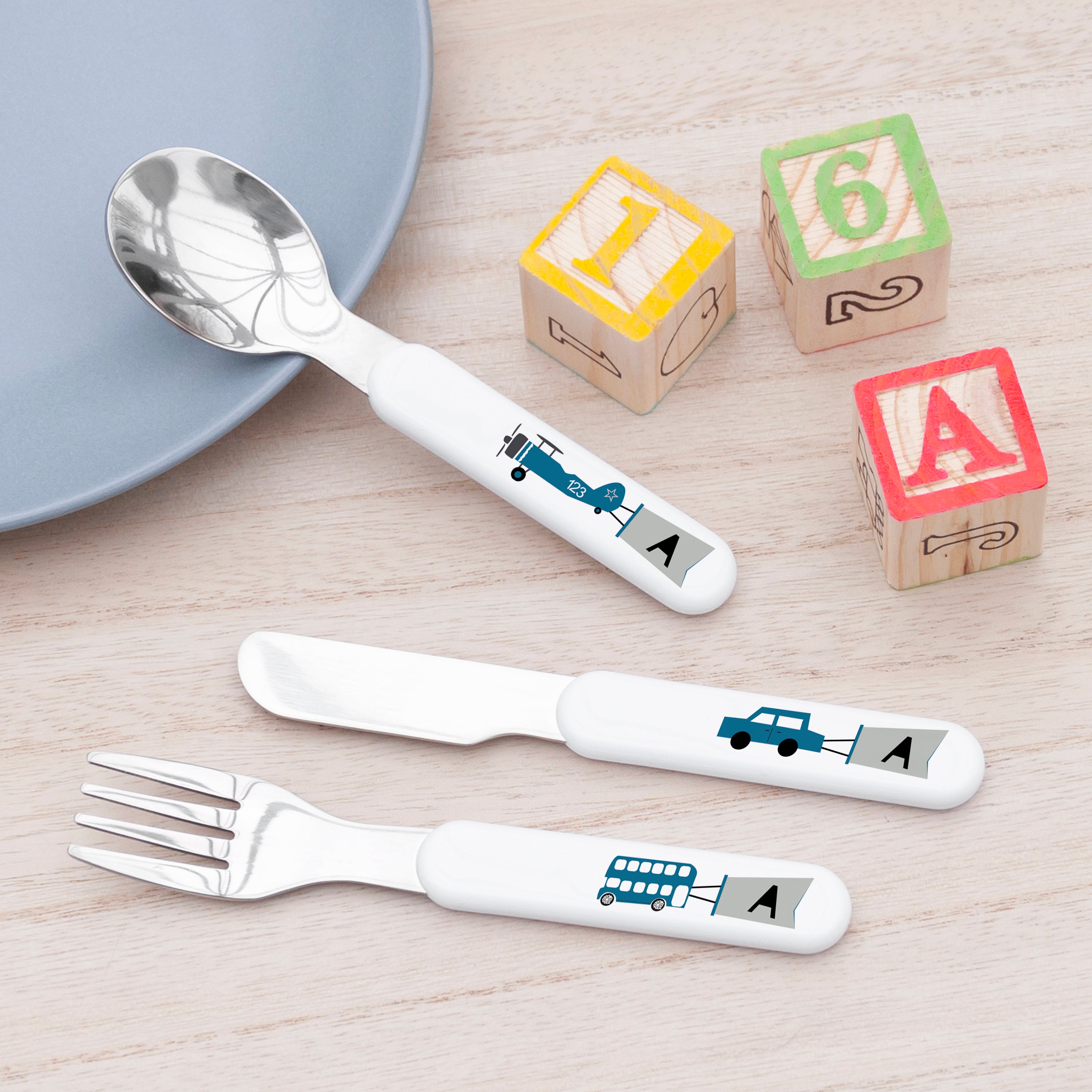 Eleanoras Personalised Adventure Metal Cutlery Set Cutlery