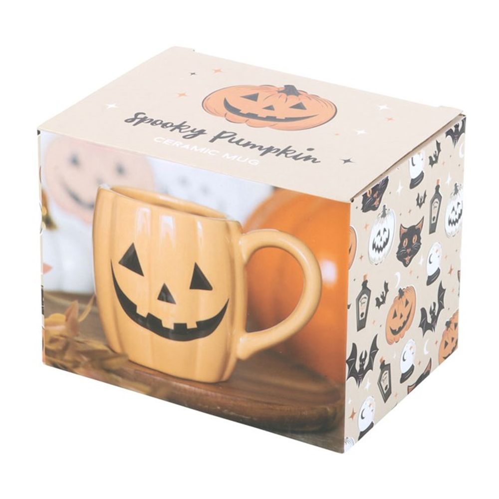 Eleanoras Jack O Lantern Pumpkin Shaped Mug Mugs