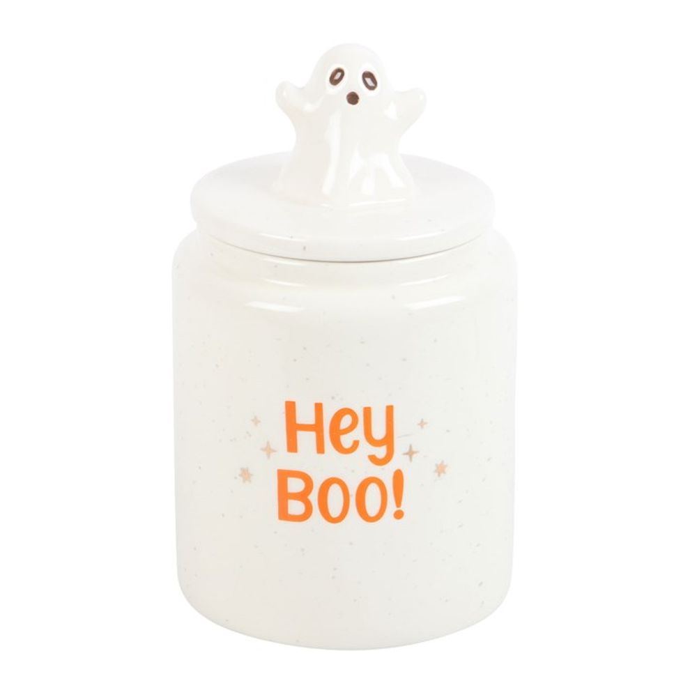 Eleanoras HEY BOO GHOST STORAGE JAR Canisters