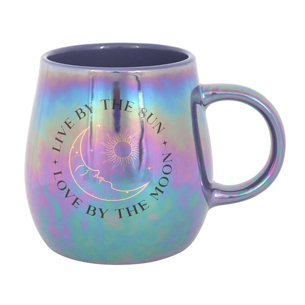Eleanoras Live By The Sun Love By The Moon iredescent Mug Mugs