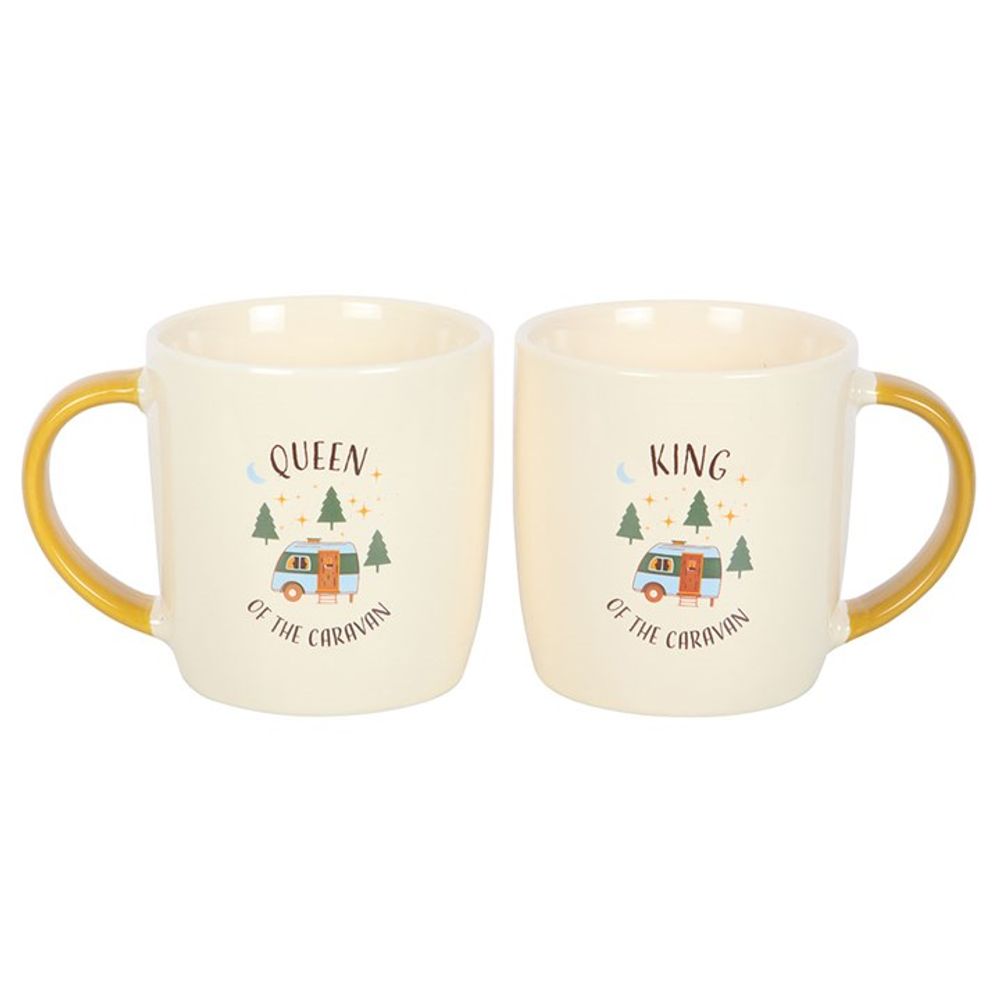 Eleanoras Camping King and Queen Couples Mug Set 