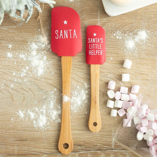 Eleanoras SANTA'S HELPER SILICONE SPATULA SET 