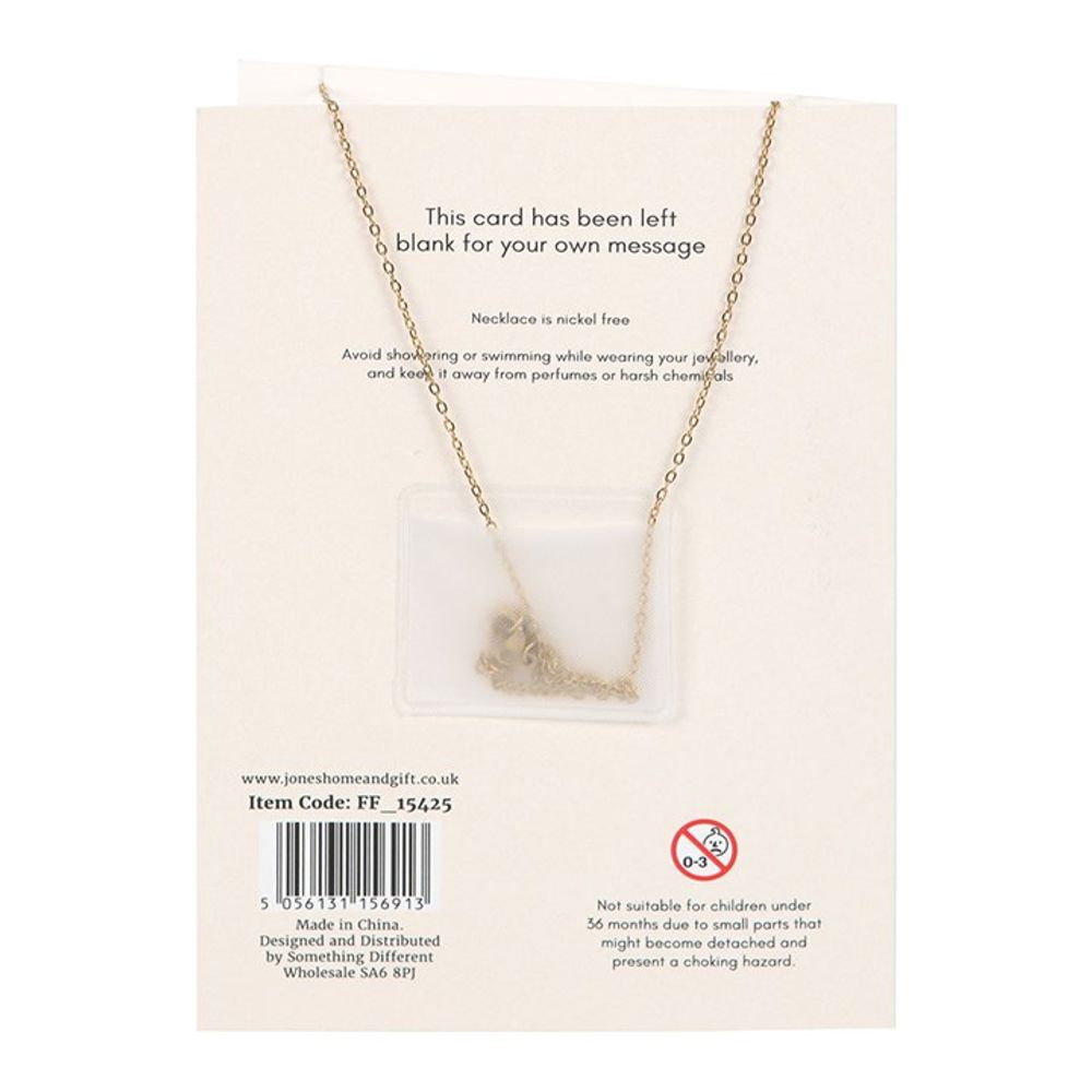 Eleanoras Orange Aura Crystal Mushroom Necklace Greeting Card Necklaces