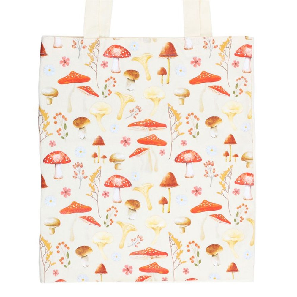 Eleanoras Mushroom Print Tote Bag Totes & Shopping Bags