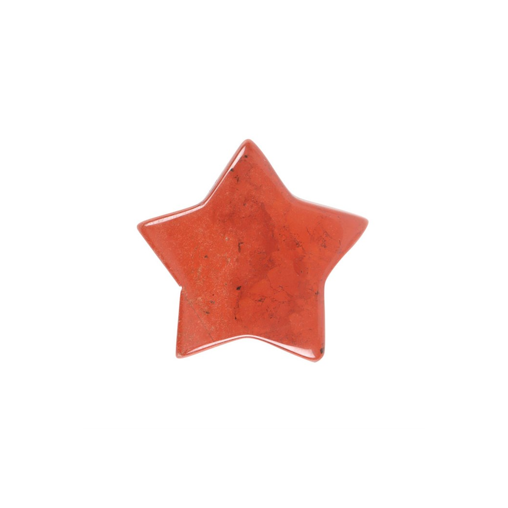 Eleanoras RED JASPER CRYSTAL STAR IN A BAG CRYSTALS