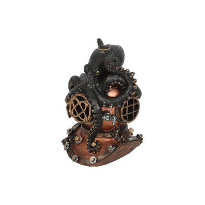 Eleanoras KRAKEN ON DIVERS HELMET BACKFLOW INCENSE BURNER Backflow Burners