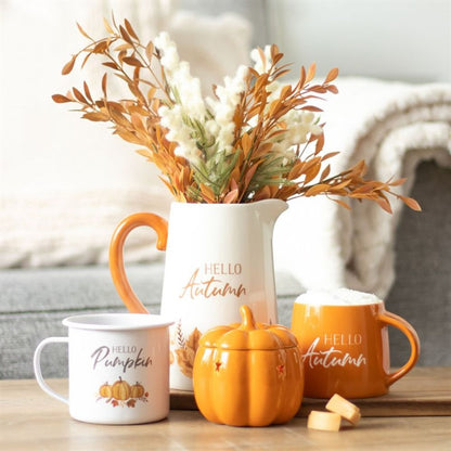 HELLO AUTUMN CERAMIC FLOWER JUG