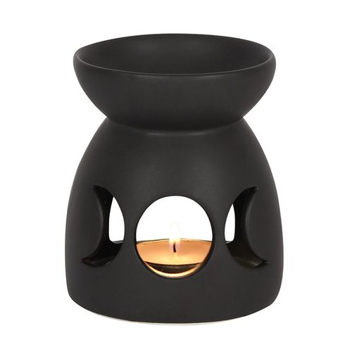 Eleanoras BLACK TRIPLE MOON CUT OIL BURNER 