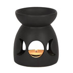 Eleanoras BLACK TRIPLE MOON CUT OIL BURNER 