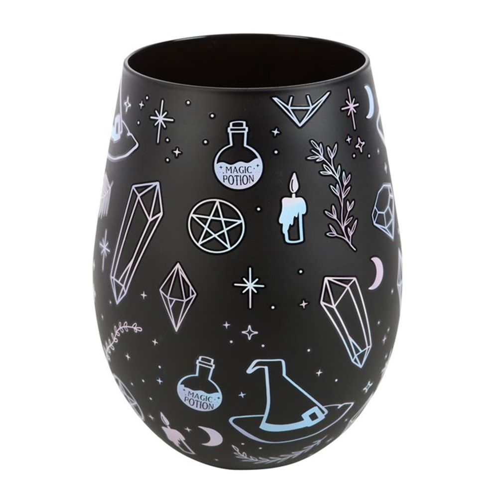 Eleanoras Crystal Witch Print Stemless Glass Glassware