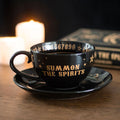 Eleanoras BLACK TALKING BOARD TEACUP & SAUCER Drinkware
