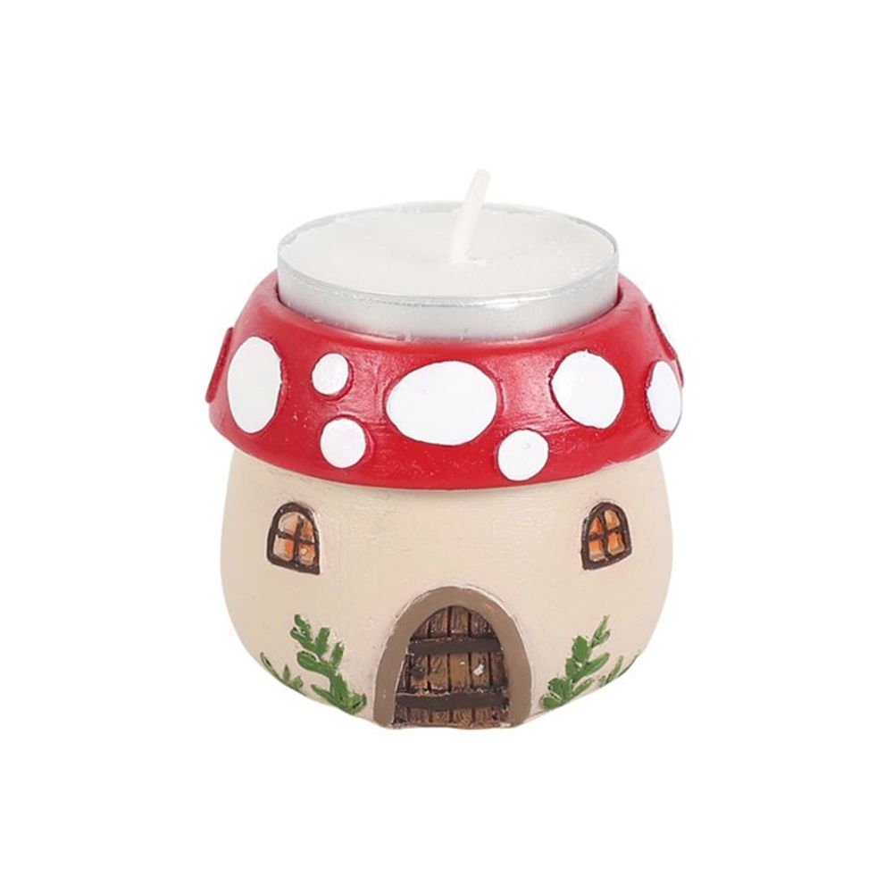 Eleanoras Mushroom House Tealight Holder Candle Holders