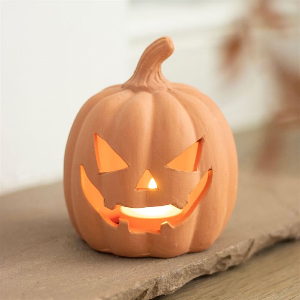Eleanoras Terracotta Pumpkin Ornament 12.5 CM 