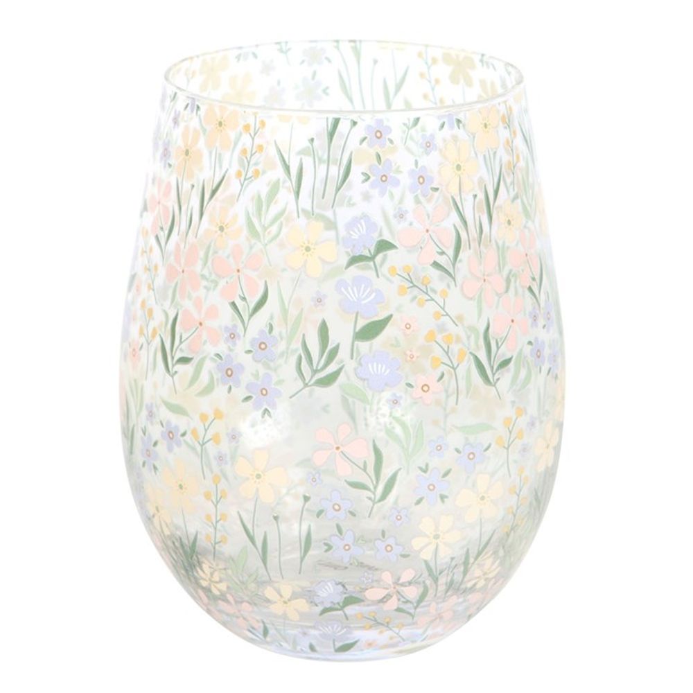 Eleanoras DITSY FLORAL PRINT STEMLESS GLASS 