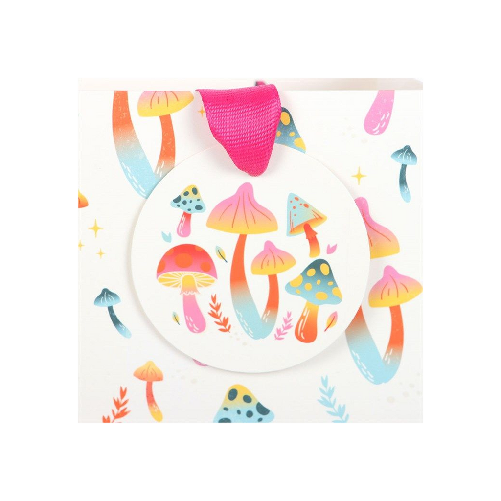 Eleanoras Funky Fungi Mushroom Print Gift Bag Gift Bags