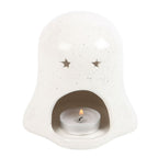 Eleanoras Ghost Shaped Tealight Candle Holder with Pumpkin Candle Holders