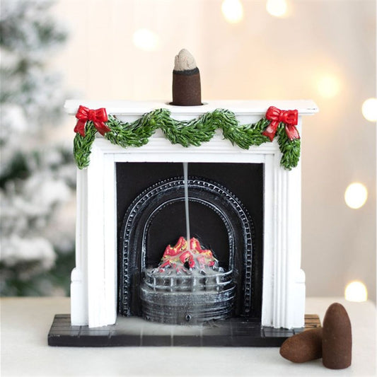 Eleanoras CHRISTMAS FIREPLACE BACKFLOW INCENSE BURNER Backflow Burners