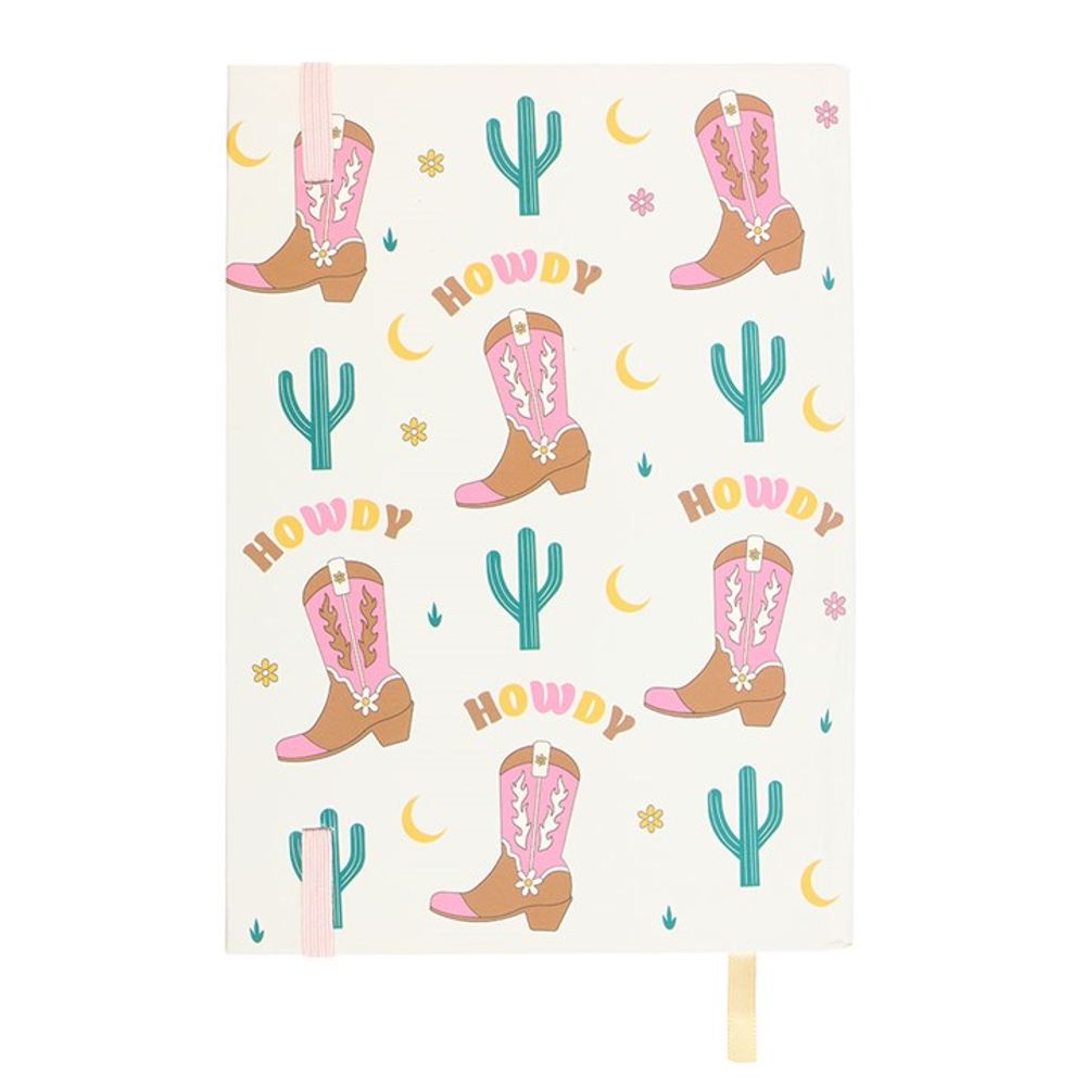 Eleanoras Cowboy Boot A5 Notebook with Sticker Sheet Notebooks & Journals