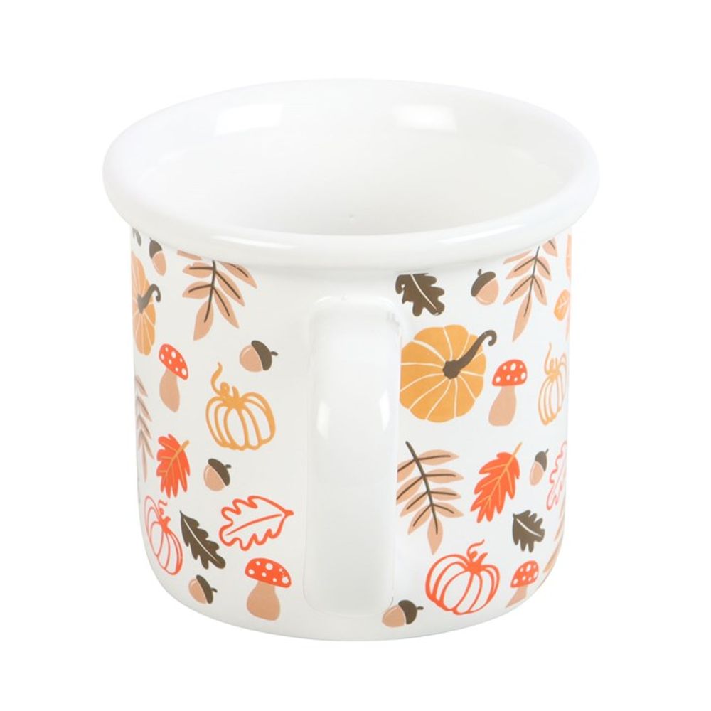 Eleanoras Autumn Leaves & Pumpkins Mug Mugs