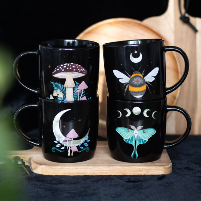 Eleanoras DARK FOREST MUGS SET OF 4 Mugs